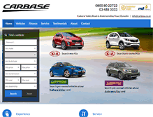 Tablet Screenshot of carbase.co.nz